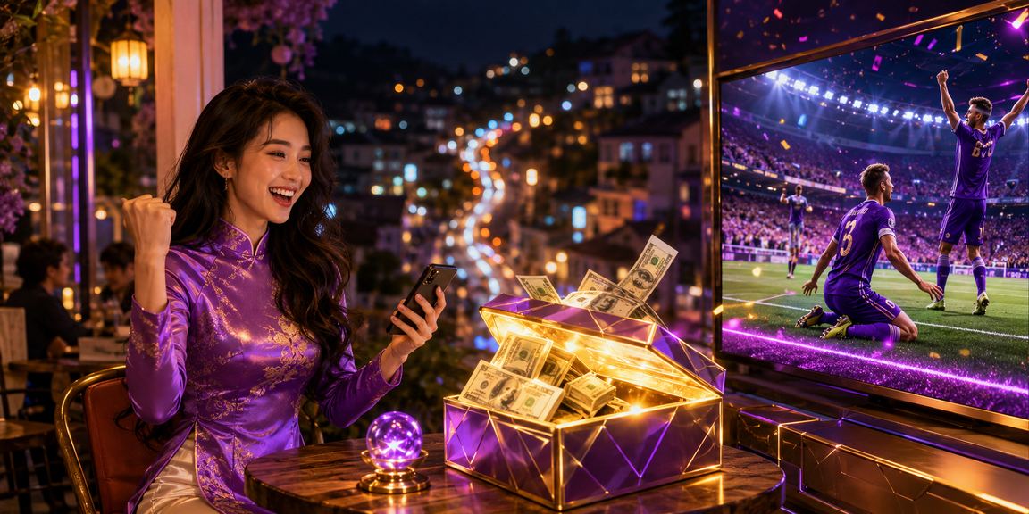 Người phụ nữ mặc áo dài tại Đà Lạt tham gia casino trực tuyến sau khi giao dịch tài chính thành công