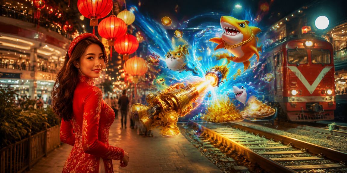 Người chơi game câu cá tại chợ đêm Hà Nội – không khí giải trí trực tuyến sôi động